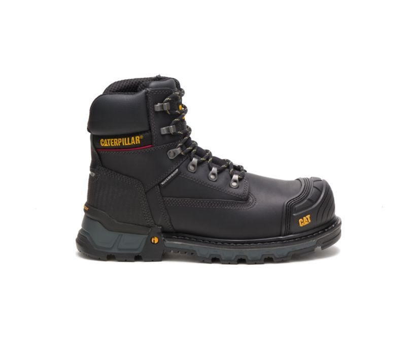 Panske Pracovne Topanky Caterpillar - Excavator XL 6 Waterproof Composite Toe - Čierne ( 0956-SOEBW